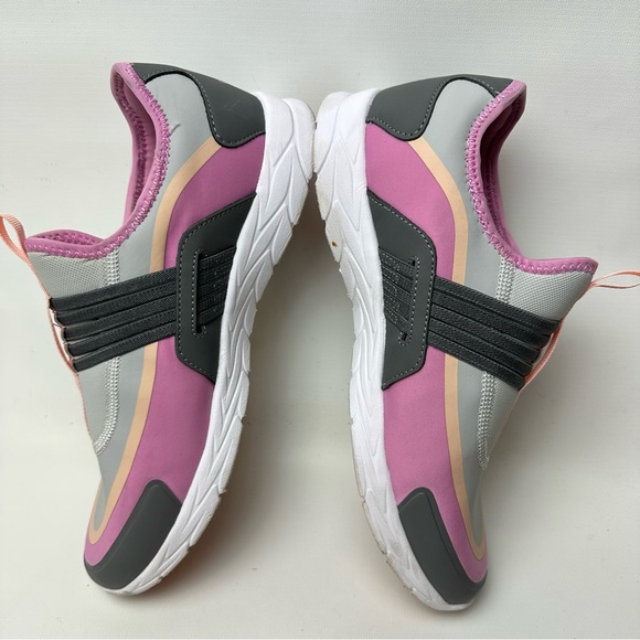 Vionic Vayda Womens Sz 9.5 Slip On Comfort Sneakers Pink White Shoes - Picture 2 of 7